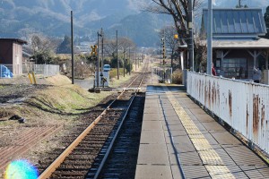 南方向プラットホーム［見晴台・南阿蘇鉄道］