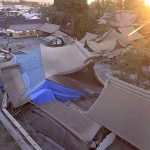 倒壊した阿蘇神社『午後ティー ロケ地』熊本地震 被災画像